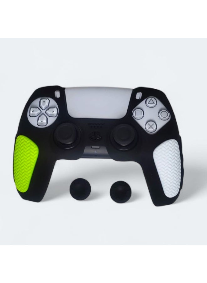 Silicone Cover for PS5 Controller with Anti-Slip Grips – Stylish Dual-Color Design  - Image 2