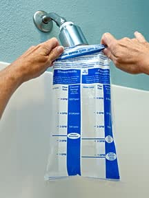 New Resources Group Flow Gauge Measuring Bag & Toilet Leak Detecting Tablets. Water saving for shower and faucet. 20 Dye tablets for bathroom Toilet Leak Detecting detect silent leaks - Image 5