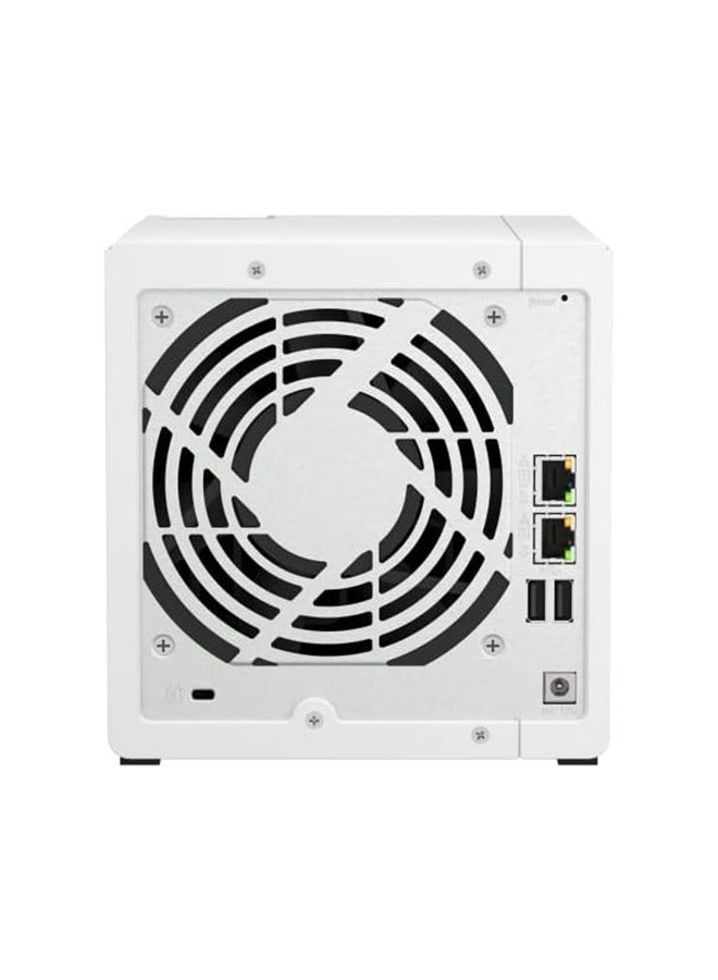 QNAP QNAP TS-433 4 Bay NAS, ARM 4-core Cortex-A55 2.0GHz Processor, 4 GB RAM, 4x 3.5-inch SATA 6Gb/s, 3Gb/s, 5 Gigabit Ethernet Port, 90W Power Supply, (NO HDD) White | TS-433-4G-US - Image 5