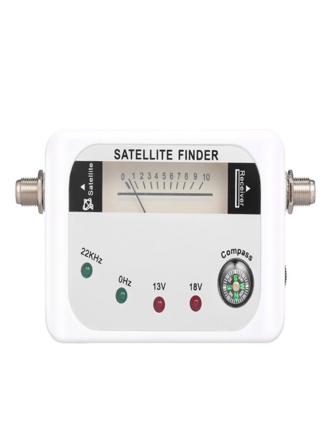 9508 Satellite Signal Finder Digital Signal Finder TV Receiver with Compass Pointer LED Indicator Lamp - Image 1