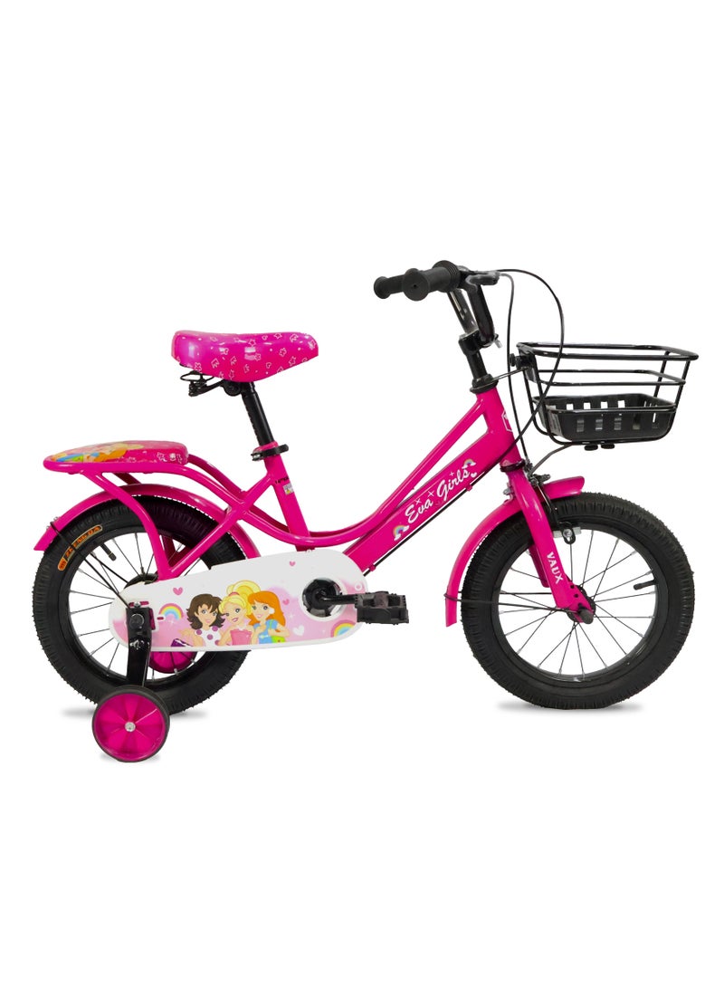 Vaux Eva Road Bike || 16 Inch Wheel Size || For Kids || Adjustable Seat || Pink - Image 1
