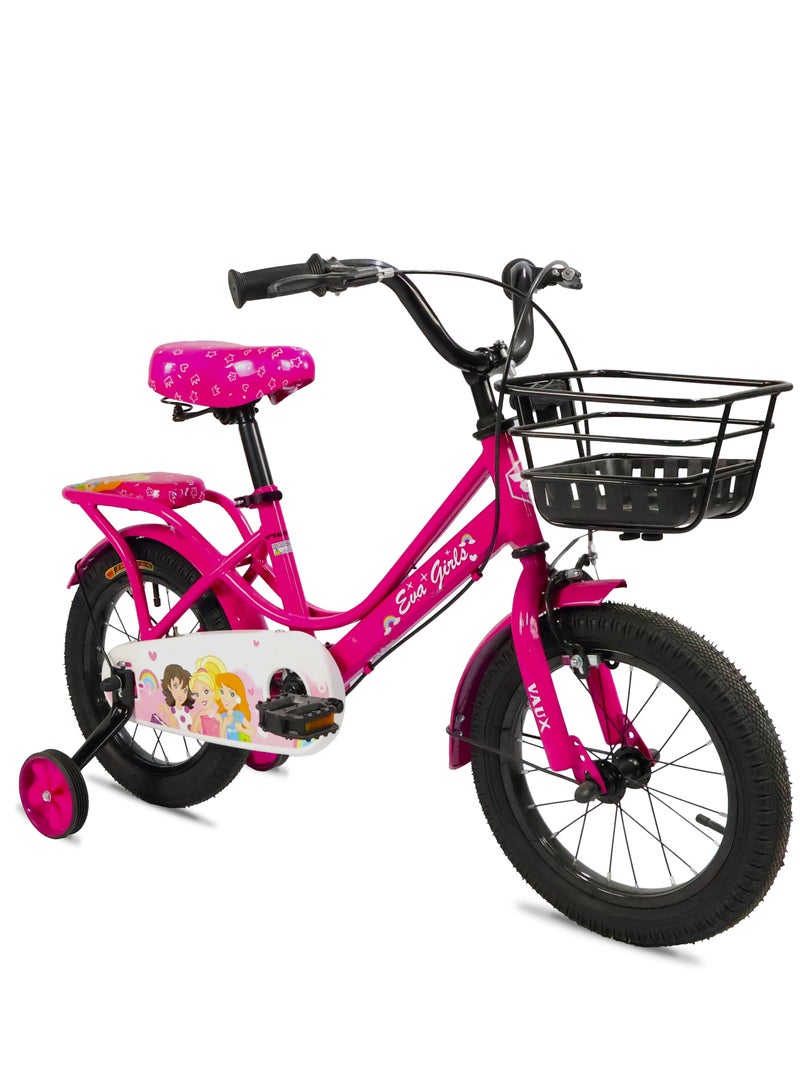 Vaux Eva Road Bike || 16 Inch Wheel Size || For Kids || Adjustable Seat || Pink - Image 2