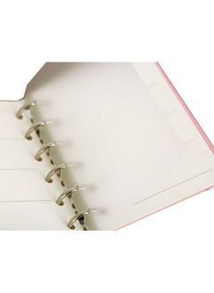 Suillty 6 Holes Transparent Frosted Pvc Binder Pages Paper Sheet Dividers Insertable Cards Index Page Tab For Notebook Notepad Journal Diary Planner Memo(A510Pack)  - Image 3