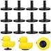 Sanchamy 12 Packs Rubber Duck Holder Compatible with Jeep Duck Mount Plastic Ducking Plug Holder for Jeep Dash for Display Ducking PresentsBlackExcluding Rubber Duck - Image 2