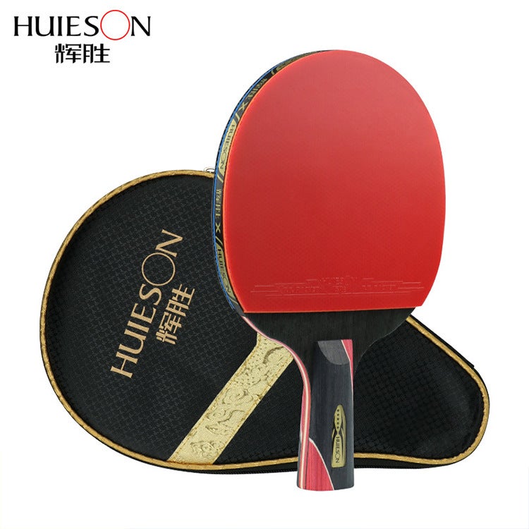 Generic Professional 5-Star Ping Pong Racket One straight shot (short handle)