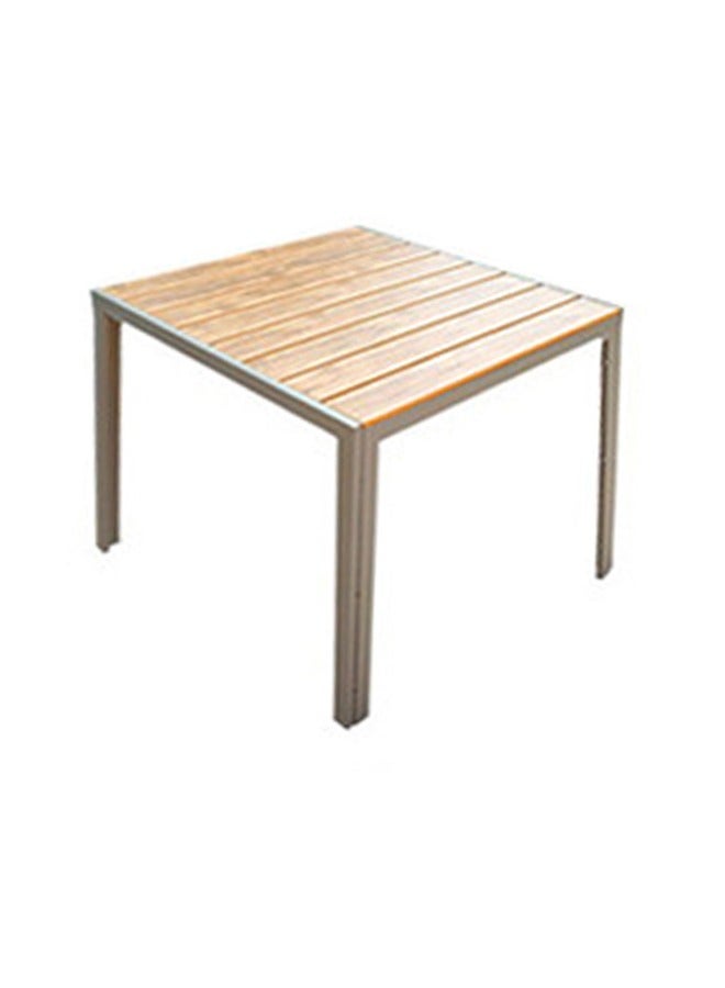 Broyhome Patio outdoor Table,Outdoor Restaurant Table,Balcony Tablefor Patio Coffee Beige color  - Image 1