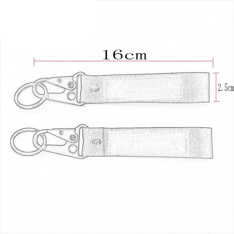 XIDAODIT Motorcycle Keychain Key Ring Pendat Holder Moto Embroidery Keyring Key Chain For Rebel CMX 300 500 1100 CMX300 CMX500 1100T(Black) - Image 3