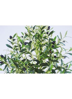 Generic YJH 6ft Artificial Olive Tree Artificial Fake Tree Green Potted with Realistic Fruit, for Modern Home Office Living Room Floor Decor and Housewarming Gift (6ft)  - Image 4