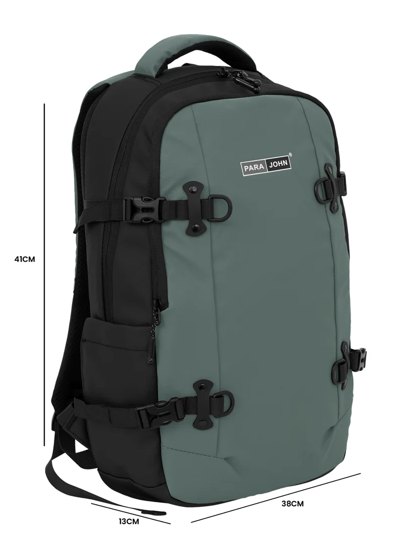Parajohn PARAJOHN 41 cm Travel Laptop Backpack with Multiple Compartments, Adjustable Straps & Side Pockets, 38 × 13 × 41 cm