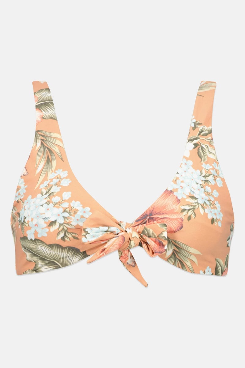 Billabong Women Floral Print Non-Padded Bikini Top, Multicolor - Image 3