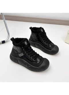 REOCLE Women's Snow Boots Warm Fur Lined Waterproof Booties Comfortable Anti-slip Short Shoes Minimalist Winter Snow Boots  - Image 3