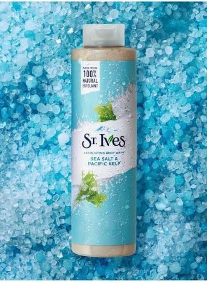 ST. Ives Sea Salt Pacific Kelp Exfoliating Body Wash 650ml - Image 1