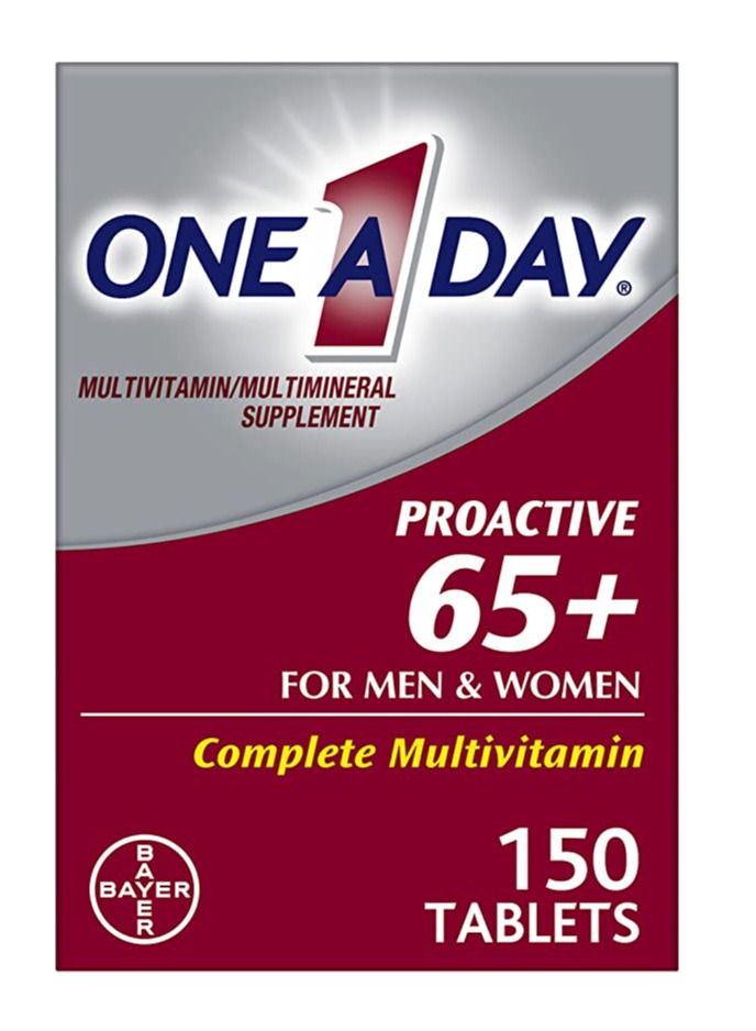 One A Day Men And Women Proactive 65 Multivitamin Supplement 150 Count - Image 2