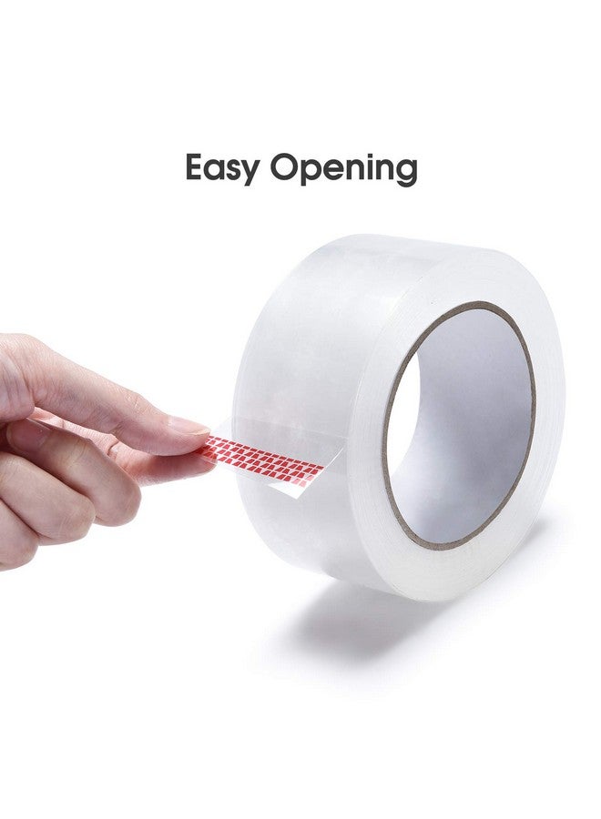 باسيفيك ميلر شريط تغليف شفاف، شريط كرتون للتغليف عالي التحمل للشحن، التعبئة والتغليف المتحرك، عرض 2 بوصة، سمك 2.7 مل، 65 ياردة لكل لفة [عبوة من 6] - Image 4