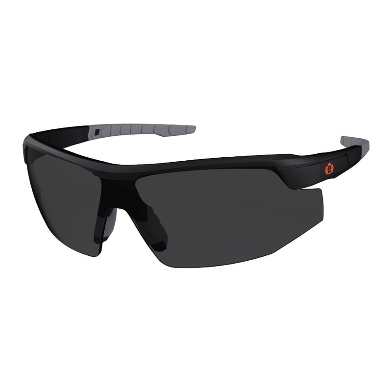 Ergodyne Skullerz SKOLL AntiFog Safety Glasses Black Frame Smoke Lens