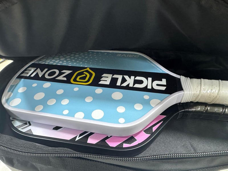 Pickle Zone Pickleball Bag | Compact Multi-Colour Paddle & Gear Carry Bag | Lightweight Bag for Paddles, Balls & Accessories | Durable Material - Image 3