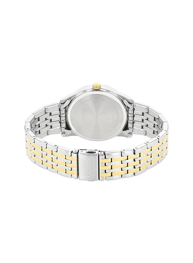CITIZEN Men's Analog Round Shape Stainless Steel Wrist Watch BI5006-81P - 39 Mm