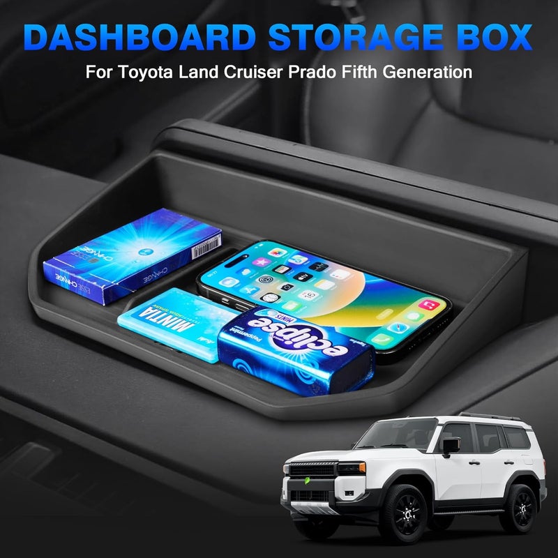 FIILINES Dashboard Storage Tray for Toyota Land Cruiser Prado - Image 2