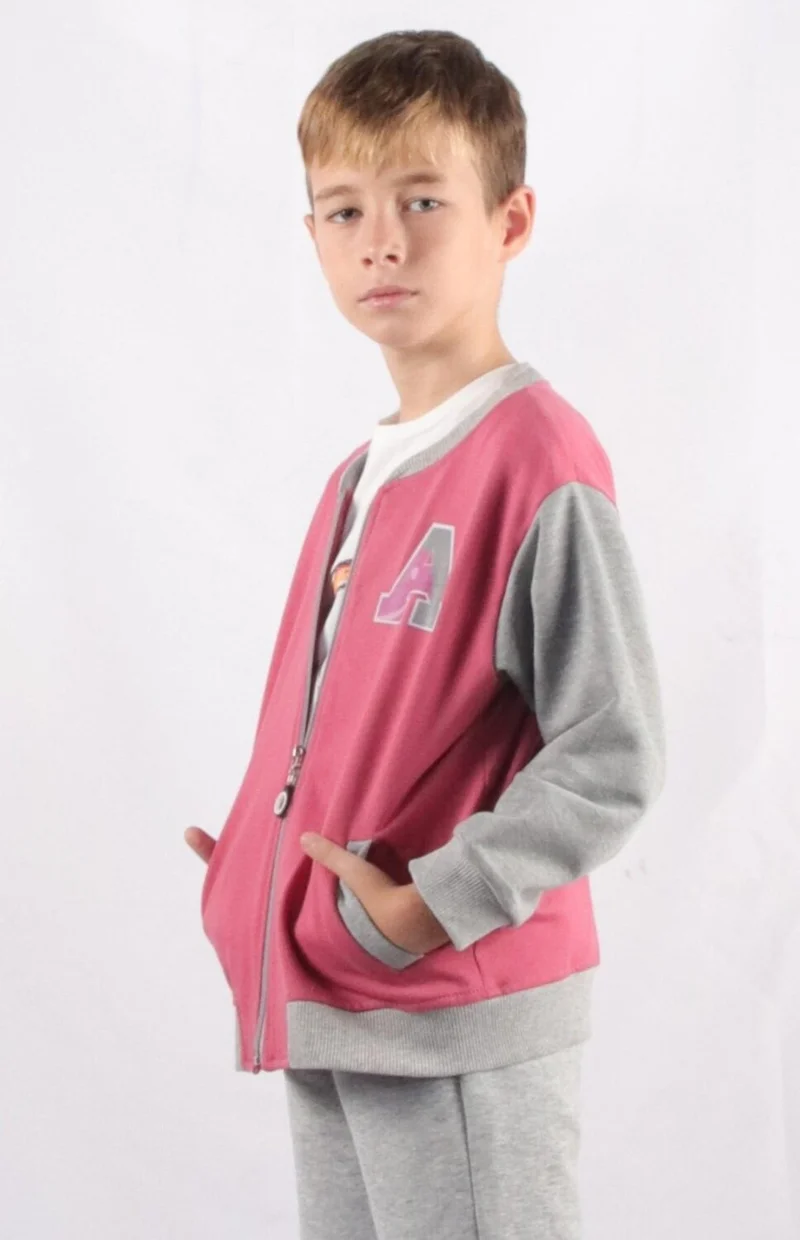 الكسندر جاردي Zippered Children's College Jacket (C23-004500)