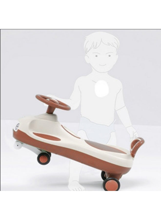 Electric and Manual Ride-On Car for Kids - Extended Swing Car, Magic Kids Car with Music and Light-Up Wheels  - Image 5