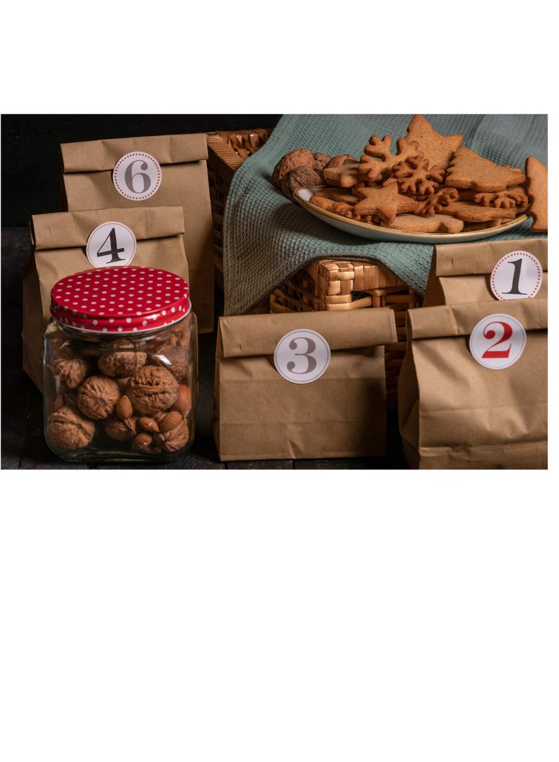 KASTWAVE 50 Pcs Brown Paper Lunch Bag 4lb Small Sandwich Kraft Paper Bags Strong  Durable:15.5x10x30cm, Paper Food Bags, Paper Lunch Bags, Kraft Paper, Sweet Bags Without Handles for Wedding Birthday Party - Image 3