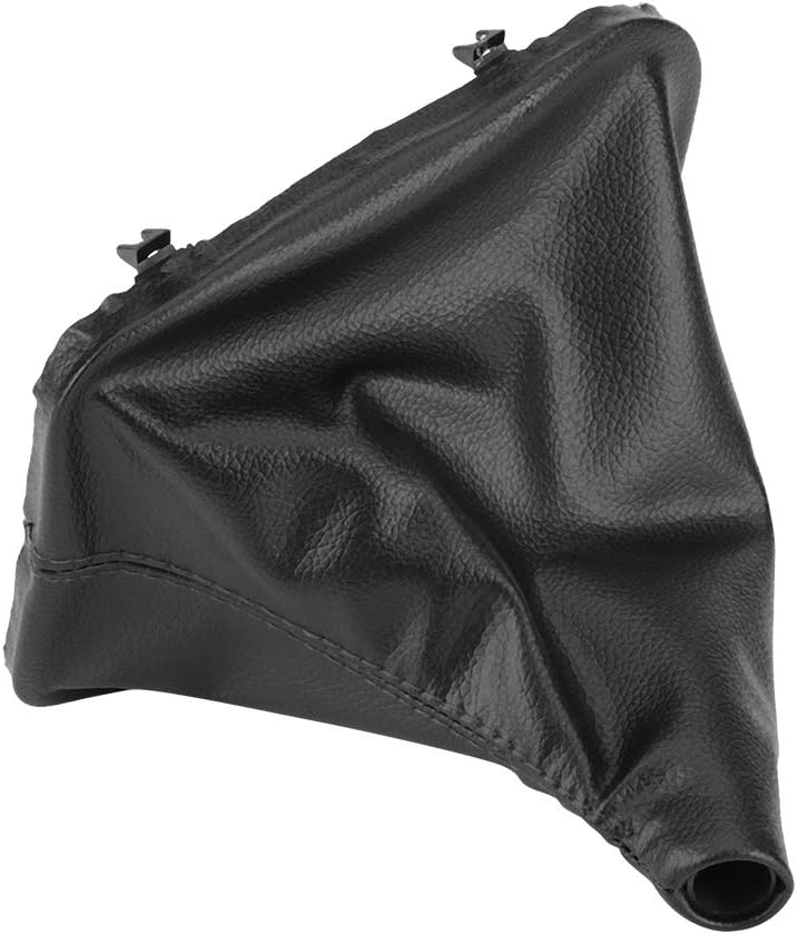 woobles Shift Knob Cover, Leather Manual Shift Knob Dust Gaiter Boot Cover for E30 E34 E36 E46 Z3 Artificial Leather black - Image 5