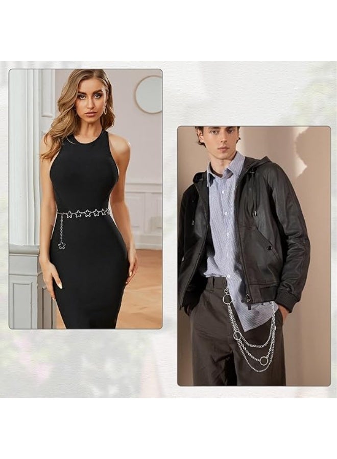 Ucanbe Vintage Y2K Multi-Layer Metal Waist Chain | Punk Hip-Hip Trouser Chain Unisex Accessory - Image 4