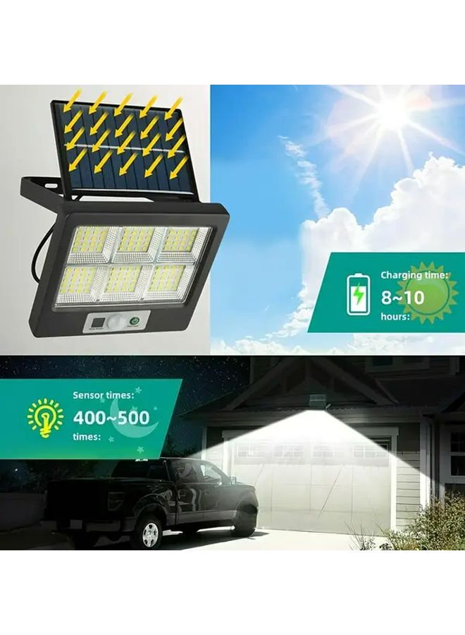 120 LED Solar Motion Sensor Outdoor Wall Light 3 Modes IP65 120COB Model - Image 2