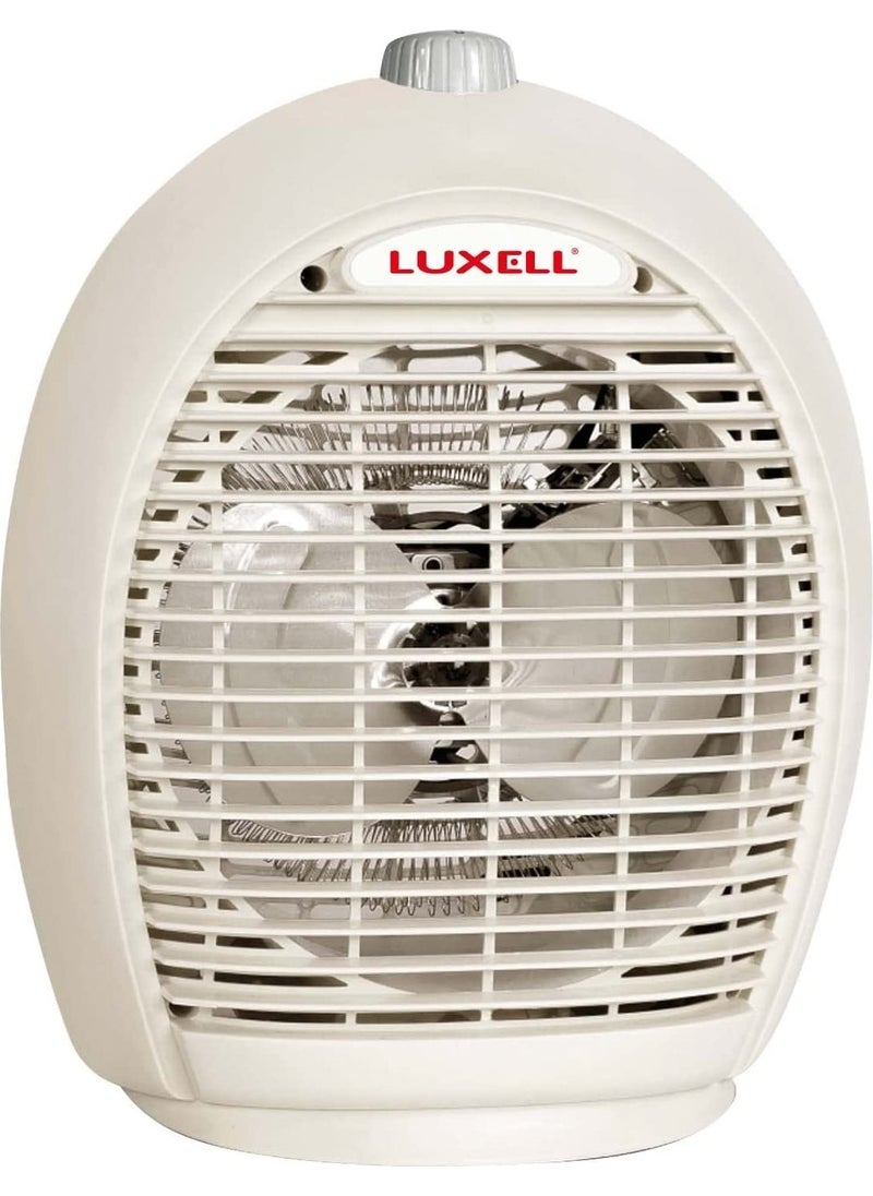 LUXELL 6331 Fan Heater, Std, 2000W, Wall Mountable 