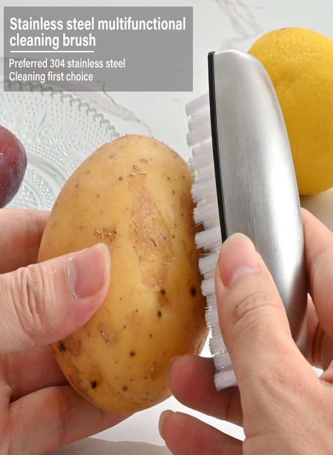 top Topolopyfeely Vegetable Brush Scrubber for Food Potato Scrubber Veggie Brush Scrubber - Useful Kitchen Gadget - Image 3