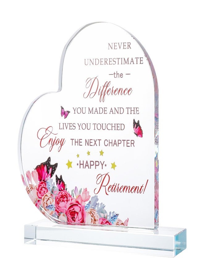 Movdyka Retirement Gifts for Women 2025 Coworker Crystal Keepsake Happy Retirement Appreciation Gifts for Teacher Colleagues Friends Retired Nurses Doctor Mom Boss Leader - Image 1