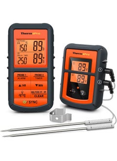 ThermoPro ThermoPro TP08S Wireless Digital Meat Thermometer for Grilling Smoker BBQ Grill Oven Thermometer with Dual Probe Kitchen Cooking Food Thermometer  - Image 1
