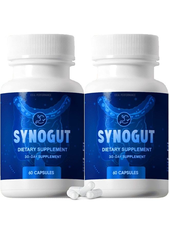 IDEAL PERFORMANCE Synogut Pills Dietary Supplement for Gut Health (2 Bottles)