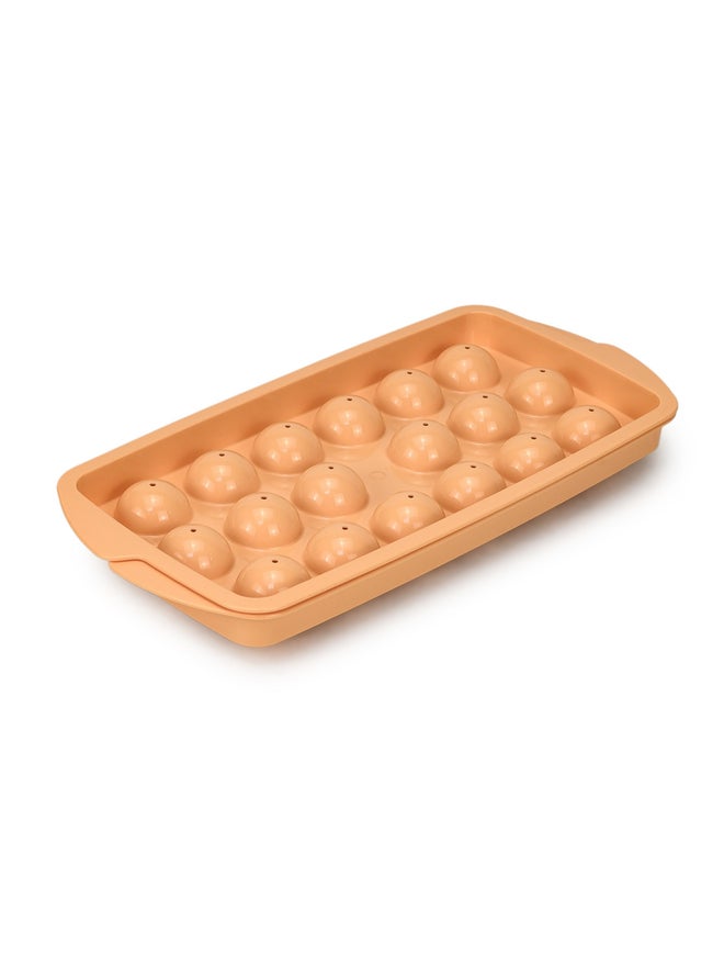 Herevin 1-Piece Polypropylene 18 Hole Round Ice Cube Tray, BPA Free - Image 2