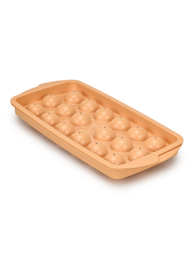 Herevin 1-Piece Polypropylene 18 Hole Round Ice Cube Tray, BPA Free - Image 3