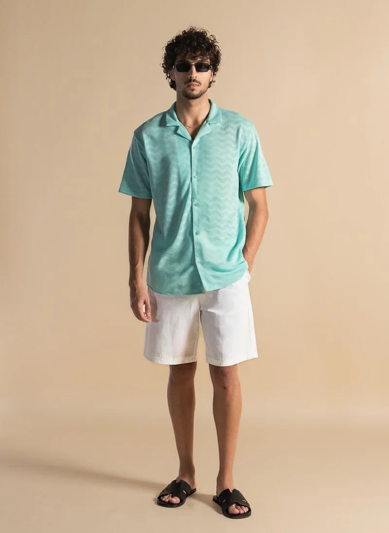 SHAPES TEXTURED COMFORT SHIRT