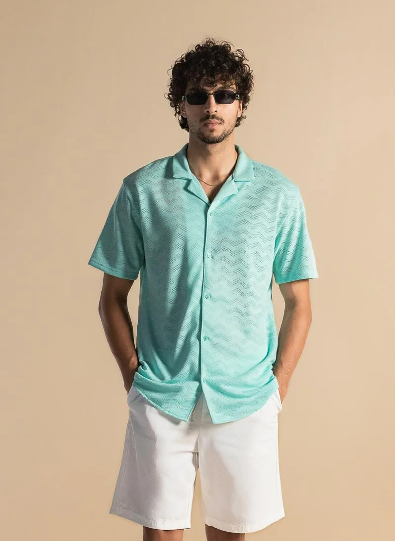 SHAPES TEXTURED COMFORT SHIRT