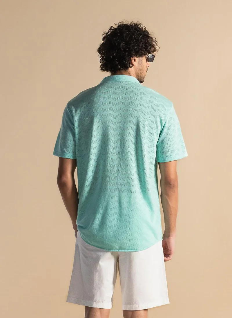 SHAPES TEXTURED COMFORT SHIRT