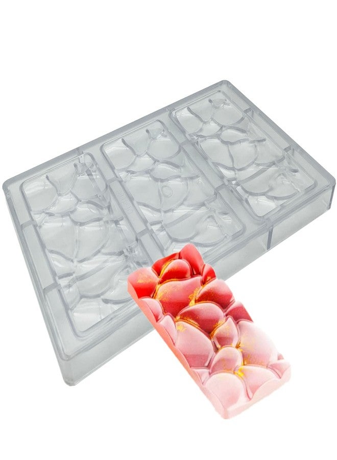 Goldbaking Polycarbonate Large Drop Chocolate Bar Mold Hard Plastic Candy Protein Chocolate Energy Bar Mould - Image 1