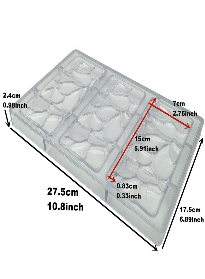 Goldbaking Polycarbonate Large Drop Chocolate Bar Mold Hard Plastic Candy Protein Chocolate Energy Bar Mould - Image 2