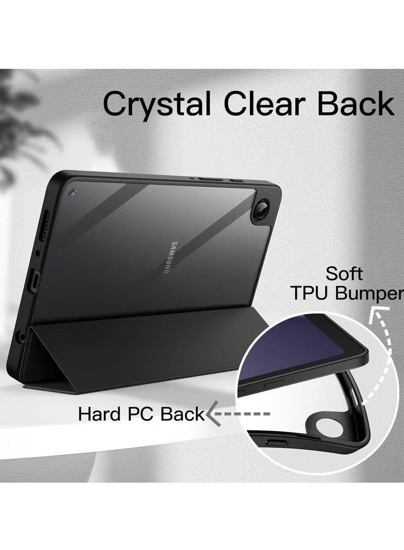 MIGOFAST Premium Case for Samsung Galaxy Tab A9 Smart Cover with Pencil Holder Soft Baby Skin Silicone Back and Full Body Protection Auto Wake Sleep Cover For Samsung Galaxy Tab A9 8.7inch - Image 4