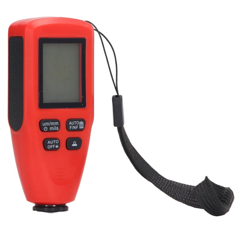 Car Coating Thickness Meter: Red Portable Gauge With Auto Substrate Detection - Large Easy-to-Read Display Coating Thickness Gauge for Automotive Paint Inspection, Manufacturing & Outdoor Use - Image 4
