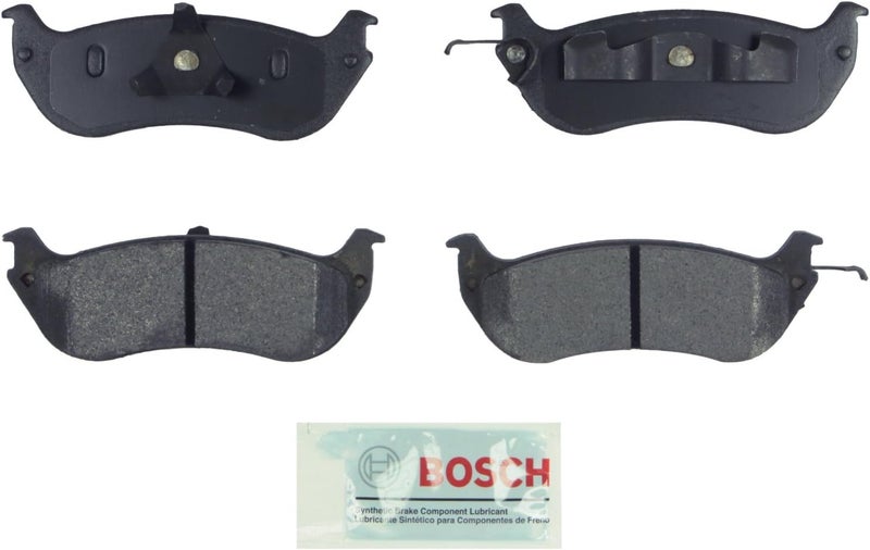 BOSCH BE674 Blue Ceramic Disc Brake Pad Set for Select Ford, Lincoln, and Mercury Models - Rear - Image 1