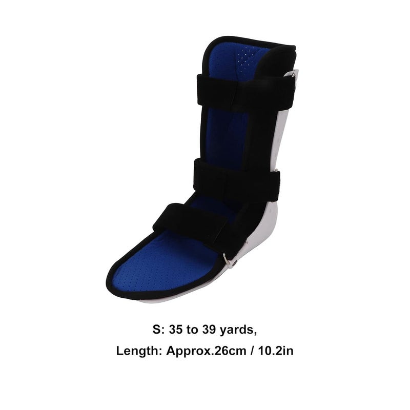 klarako Walking Boot,Breathable Comfortable Ankle Splint Free Adjustment Foot Drop Support Brace Stable Foot Ankle Support Fracture Boot (Left Foot S) - Image 5