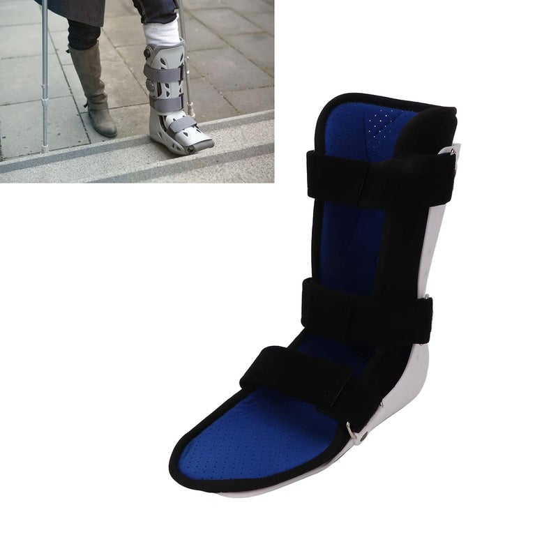 klarako Walking Boot,Breathable Comfortable Ankle Splint Free Adjustment Foot Drop Support Brace Stable Foot Ankle Support Fracture Boot (Left Foot S) - Image 2