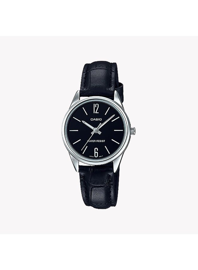 CASIO Leather Analog Watch LTP-V005L-1AUDF - Image 1