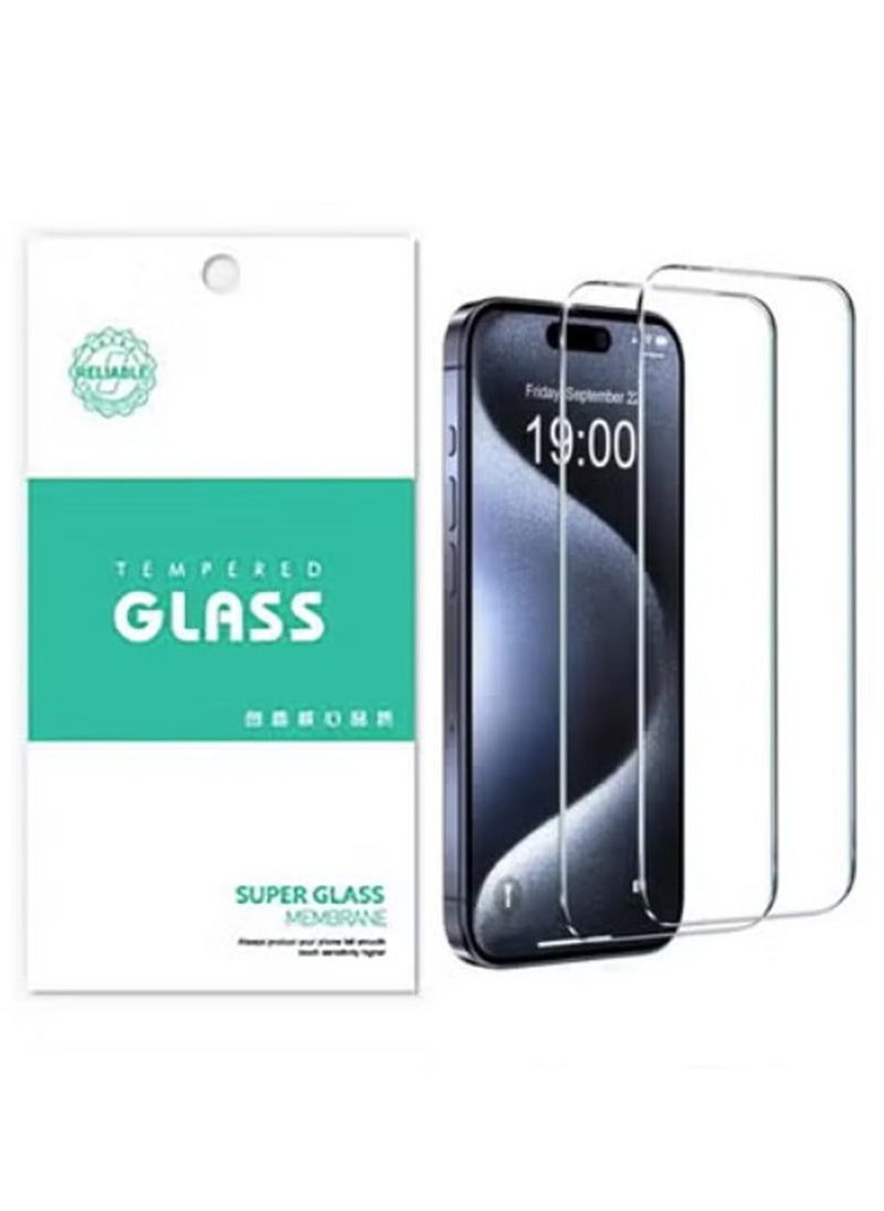 Generic - 2 Pack for iPhone 16 Pro Screen Protector [Support Fingerprint Unlock], High definition transparent anti-scratch, no bubbles, easy to install - Image 1