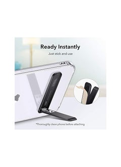 ESR Boost Phone Stand, Vertical and Horizontal Kickstand, Adjustable Holder Angle for iPhone 14/13/12 Series, Samsung Galaxy S22/S21 Series, Black  - Image 2