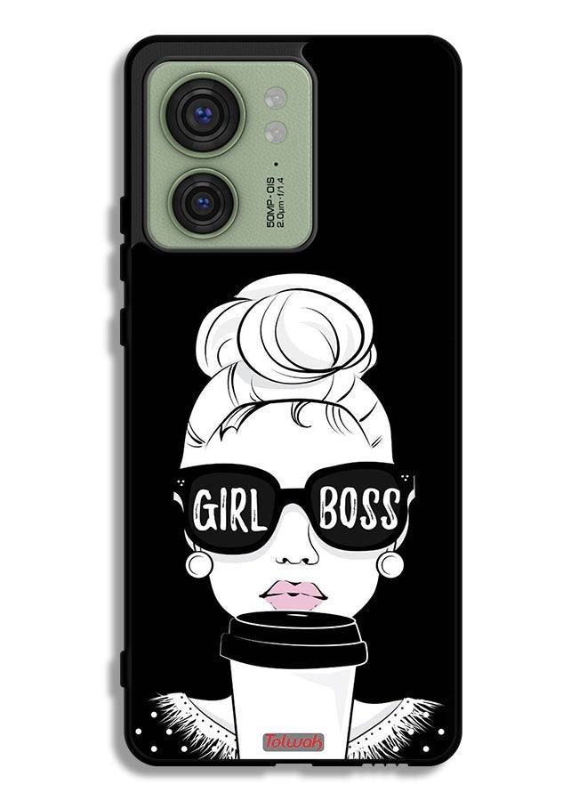 Tolwak Motorola Edge 40 Protective Case Cover Girl Boss - Image 1