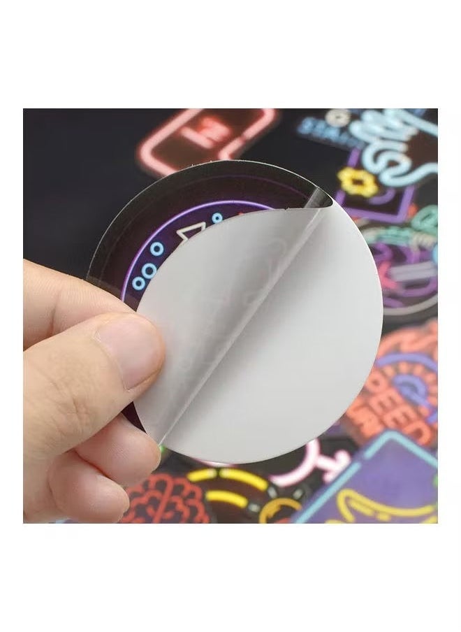 Goolsky Goolsky 50 Pieces Neon Graffiti Sticker 12 x 12 x 1cm  - Image 4